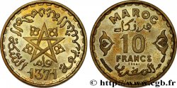 MAROKKO - FRANZÖZISISCH PROTEKTORAT Essai de 10 Francs AH 1371 1952 Paris