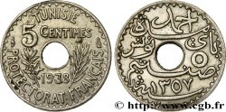 TUNISIE - PROTECTORAT FRANÇAIS 5 Centimes AH1358 1938 Paris