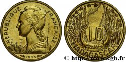MADAGASCAR French Union 10 Francs ESSAI 1953 Paris