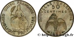 NOUVELLE CALÉDONIE Essai de 50 Centimes avec listel en relief 1948 Paris