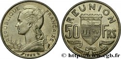 REUNION ISLAND 50 Francs / armes de la Réunion 1962 Paris