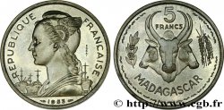 MADAGASCAR - UNION FRANCESE Essai de 5 Francs 1953 Paris 