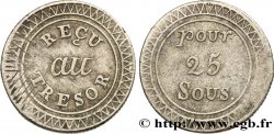 MAURITIUS 25 Sous 1822 Calcutta XF 