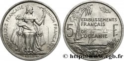 FRENCH POLYNESIA - Oceania Francesa 5 Francs Établissements Français de l’Océanie 1952 Paris