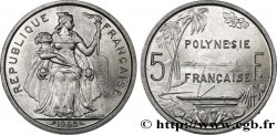 FRENCH POLYNESIA 5 Francs Polynésie Française 1965 Paris