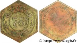ALGERIA 75 Centimes G. Sonigo - Bougie N.D. 