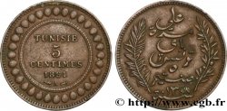 TUNISIA - Protettorato Francese 5 Centimes AH 1309 1891 Paris 
