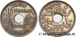 TUNEZ - Protectorado Frances 10 Centimes AH 1337 1919 Paris