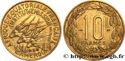 FRENCH EQUATORIAL AFRICA - CAMEROON 10 Francs 1958 Paris MS 