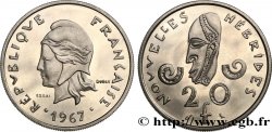 NUEVAS HÉBRIDAS (VANUATU desde 1980) Essai de 20 Francs 1967 Paris