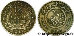SYRIE - TROISIÈME RÉPUBLIQUE 1/2 Piastre Syrienne Banque de Syrie 1921 Paris