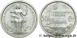 FRENCH POLYNESIA - French Oceania 50 Centimes Établissements Français de l’Océanie 1949 Paris