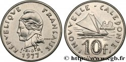 NEW CALEDONIA 10 francs 1977 Paris