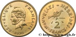 NUOVO EBRIDI (VANUATU dopo1980) Essai de 2 Francs 1970 Paris 