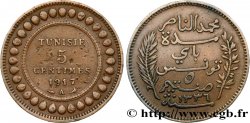 TUNESIEN - Französische Protektorate  5 Centimes AH1336 1917 Paris