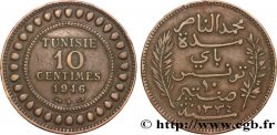 TUNESIEN - Französische Protektorate  10 Centimes AH1334 1916 Paris