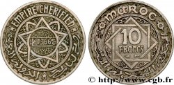 MAROKKO - FRANZÖZISISCH PROTEKTORAT 10 Francs AH 1366 1947 Paris