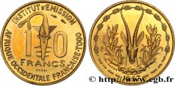 FRANZÖSISCHE WESTAFRIKA - TOGO 10 Francs Essai 1957 Paris