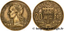 REUNION ISLAND 20 Francs 1961 Paris