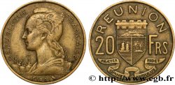 ISLA DE LA REUNIóN 20 Francs 1961 Paris
