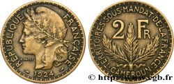 KAMERUN - FRANZÖSISCHE MANDAT 2 Francs 1924 Paris