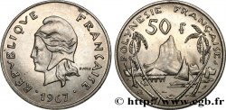NUEVA CALEDONIA 50 Francs, frappe courante 1967 Paris