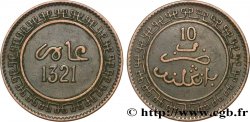 MAROCCO 10 Mazounas Abdul Aziz an 1321 1903 Birmingham 