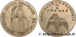 NOUVELLE CALÉDONIE Essai de 2 Francs type sans listel 1948 Paris