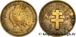 AFRIQUE ÉQUATORIALE FRANÇAISE - FRANCE LIBRE 1 Franc 1942 Prétoria