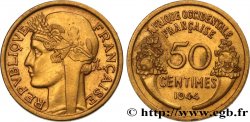 FRENCH WEST AFRICA 50 Centimes Morlon 1944 Londres