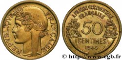 FRENCH WEST AFRICA 50 Centimes Morlon 1944 Londres