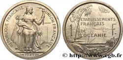 POLINESIA FRANCESE - Oceania Francese Essai de 1 Franc Établissements français de l’Océanie 1949 Paris 