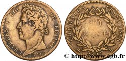 FRENCH COLONIES - Charles X, for Martinique and Guadeloupe 10 Centimes Charles X 1827 La Rochelle - H