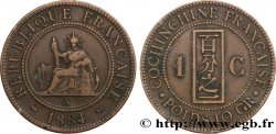 FRENCH COCHINCHINA 1 Centime 1884 Paris
