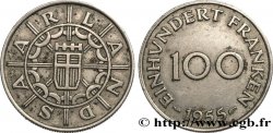 SAARLAND 100 Franken 1955 Paris