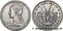 FRENCH WEST AFRICA - FRENCH UNION 1 Franc Union Française 1948 Paris