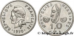 NEW HEBRIDES (VANUATU since 1980) 10 Francs 1970 Paris