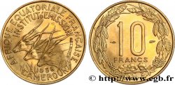 FRENCH EQUATORIAL AFRICA - CAMEROON 10 Francs 1958 Paris