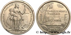 POLINESIA FRANCESE - Oceania Francese Essai de 1 Franc Établissements français de l’Océanie 1949 Paris 
