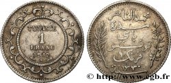 TUNISIA - French protectorate 1 Franc AH 1330 1912 Paris