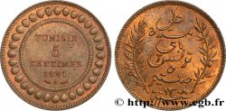 TUNISIA - Protettorato Francese 5 Centimes AH1308 1891  