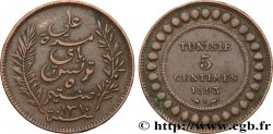 TUNISIE - PROTECTORAT FRANÇAIS 5 Centimes AH1310 1893 Paris