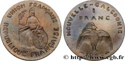 NOUVELLE CALÉDONIE Essai de 1 Franc type sans listel 1948 Paris