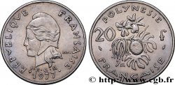 POLINESIA FRANCESA 20 Francs I.E.O.M Marianne  1977 Paris