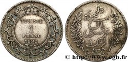 TUNESIEN - Französische Protektorate  1 Franc AH1309 1892 Paris