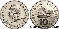 NUEVA CALEDONIA Essai de 10 Francs Marianne / voilier 1967 Paris
