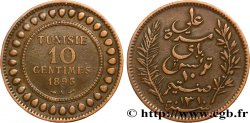 TUNISIA - French protectorate 10 Centimes AH1310 1893 Paris