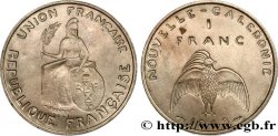 NEW CALEDONIA Essai de 1 Franc avec listel en relief 1948 Paris