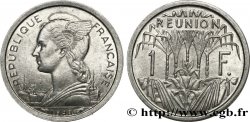 ÎLE DE LA RÉUNION 1 Franc Marianne / canne à sucre 1948 Paris