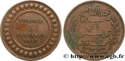 TUNISIA - French protectorate 5 Centimes AH1330 1912 Paris